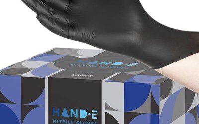 Black Nitrile Disposable Gloves – 50 Count – Just $4.99 shipped!